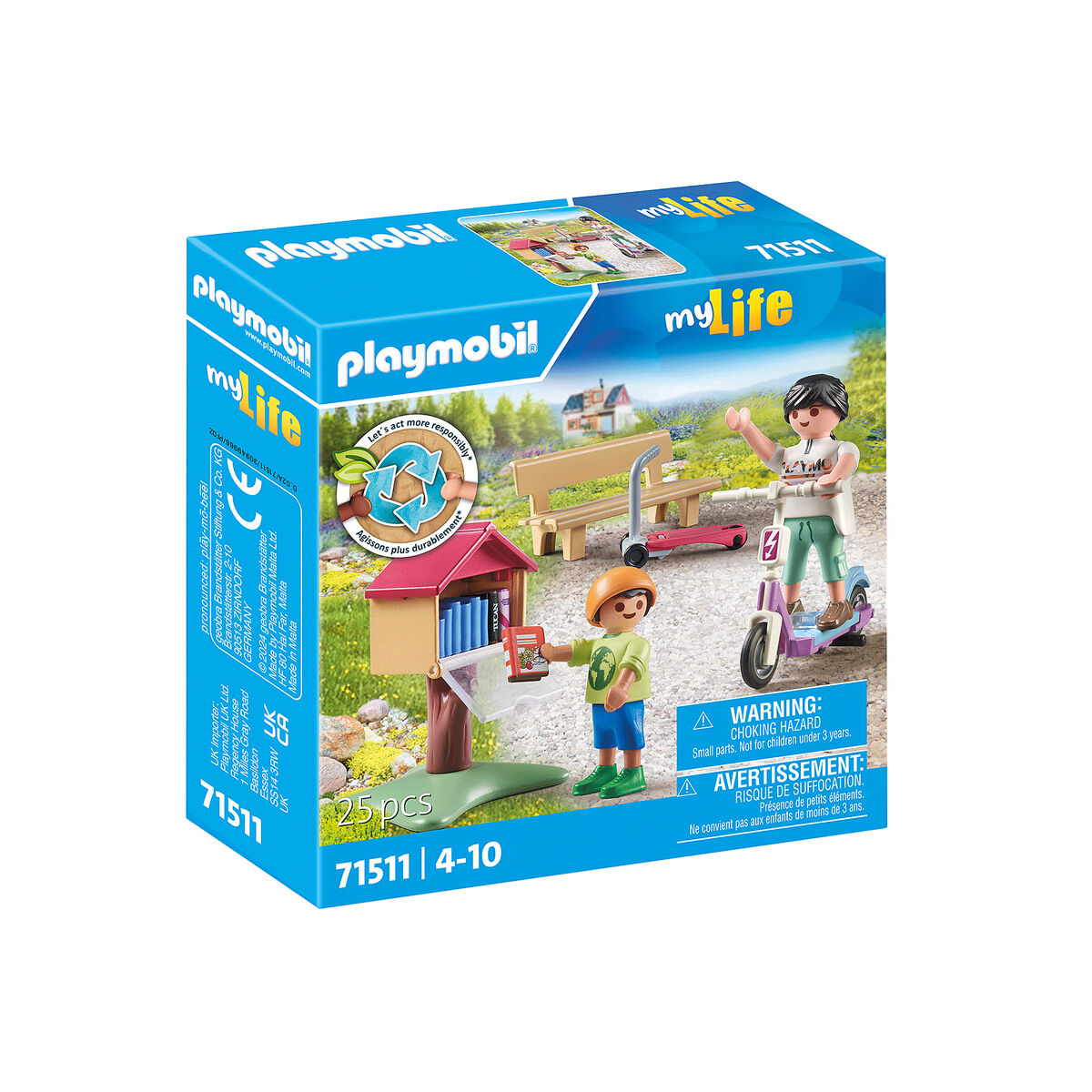 Playset Playmobil Color Motociklas 25 Dalys