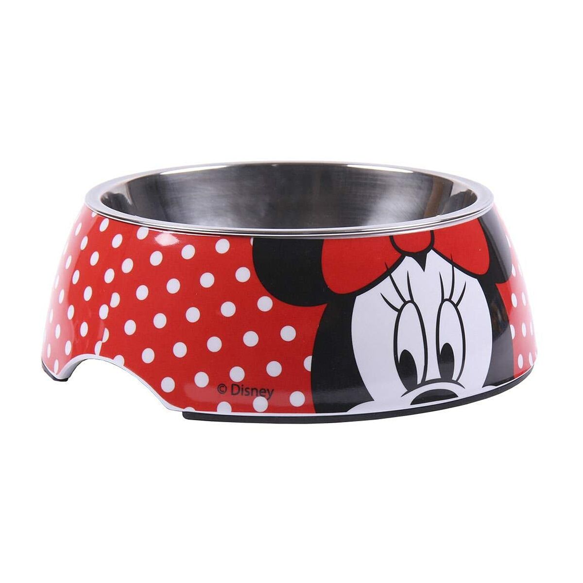 Šunų maisto indas Minnie Mouse Melaminas 410 ml Spalvotas Poliesteris Metalinis