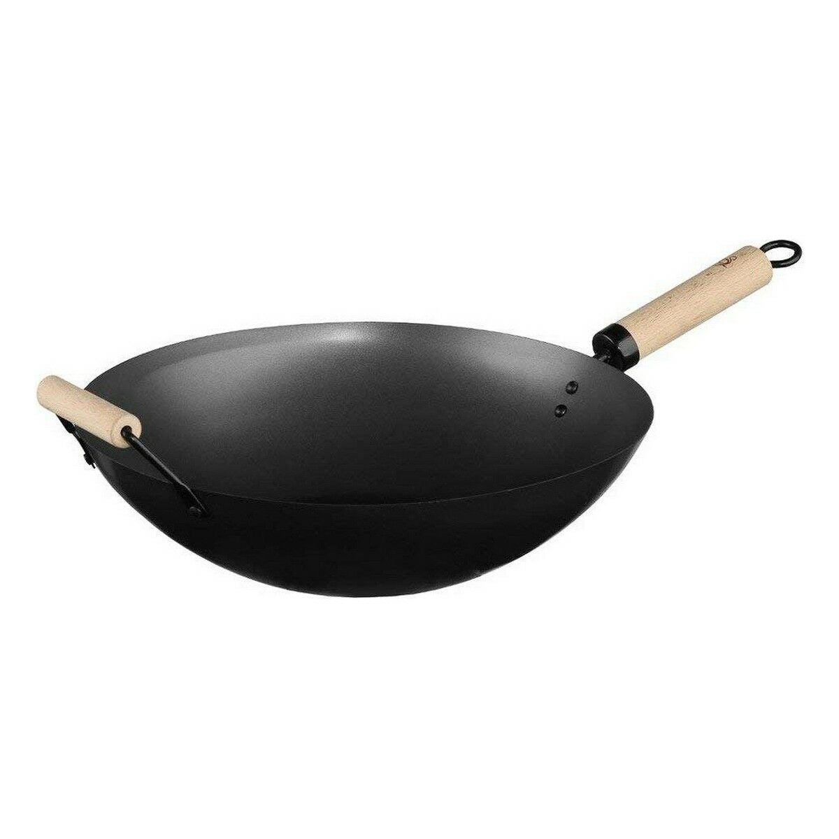 Wok keptuvė Secret de Gourmet Juoda Nerūdijantis plienas Ø 35 cm