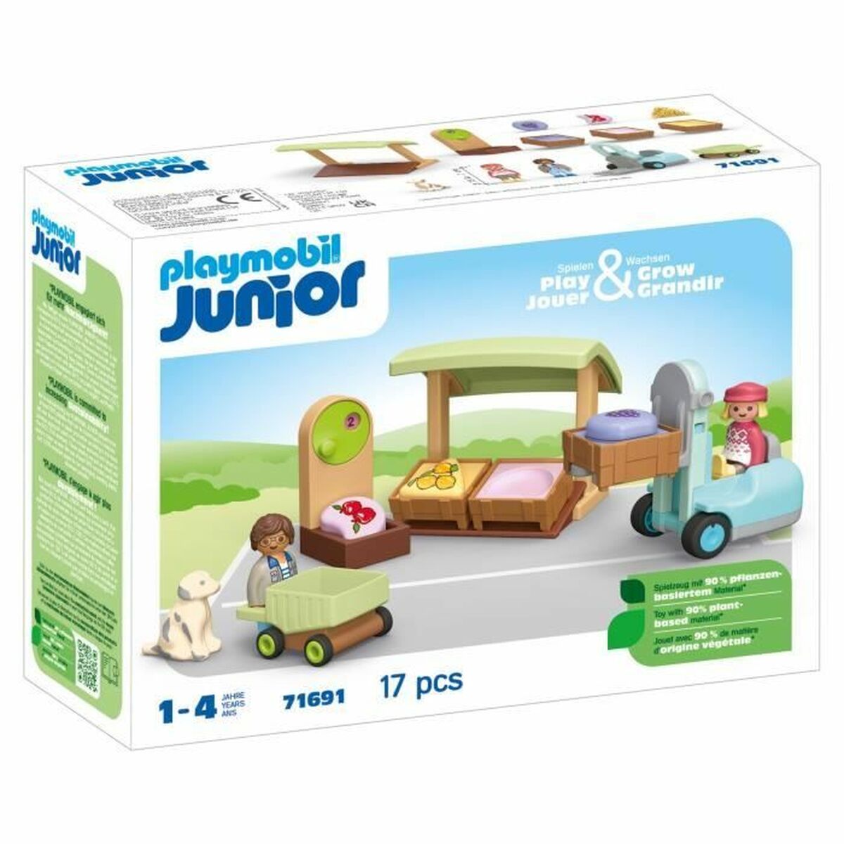 Playset Playmobil Junior 71691 - Organic fruit and vegetable stall 17 Dalys