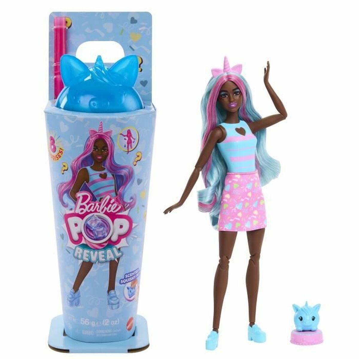 Lėlė Barbie POP REVEAL BLUE UNICORN