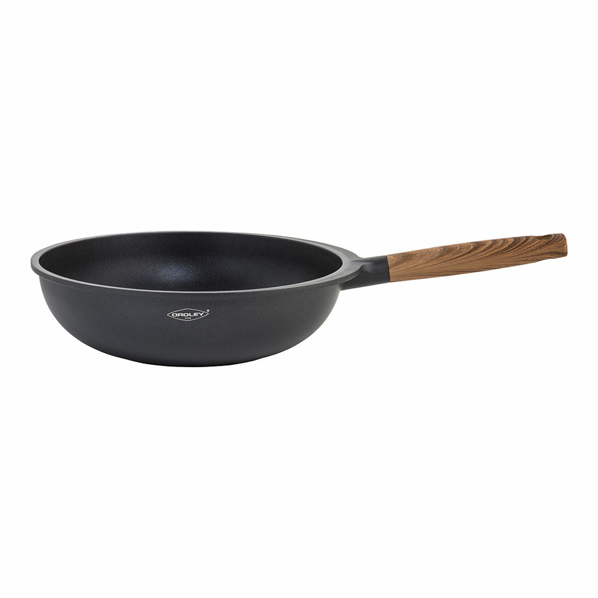 Wok keptuvė Oroley Nature Medžio Lietas aliuminis 30 cm