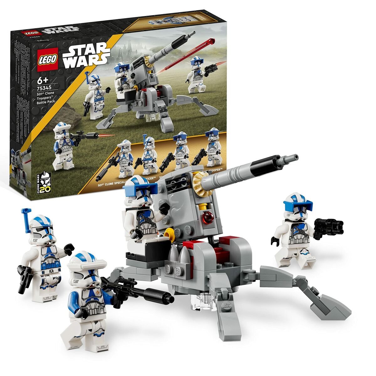 Statybos rinkinys Lego Star Wars 75345 Fighting Pack of the Troopers Clone of the 501st Legion