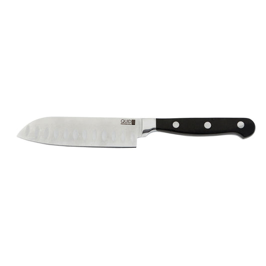 Santoku peilis Quid Professional Inox Chef Black Juoda Metalinis (13 cm) (Pack 10x)