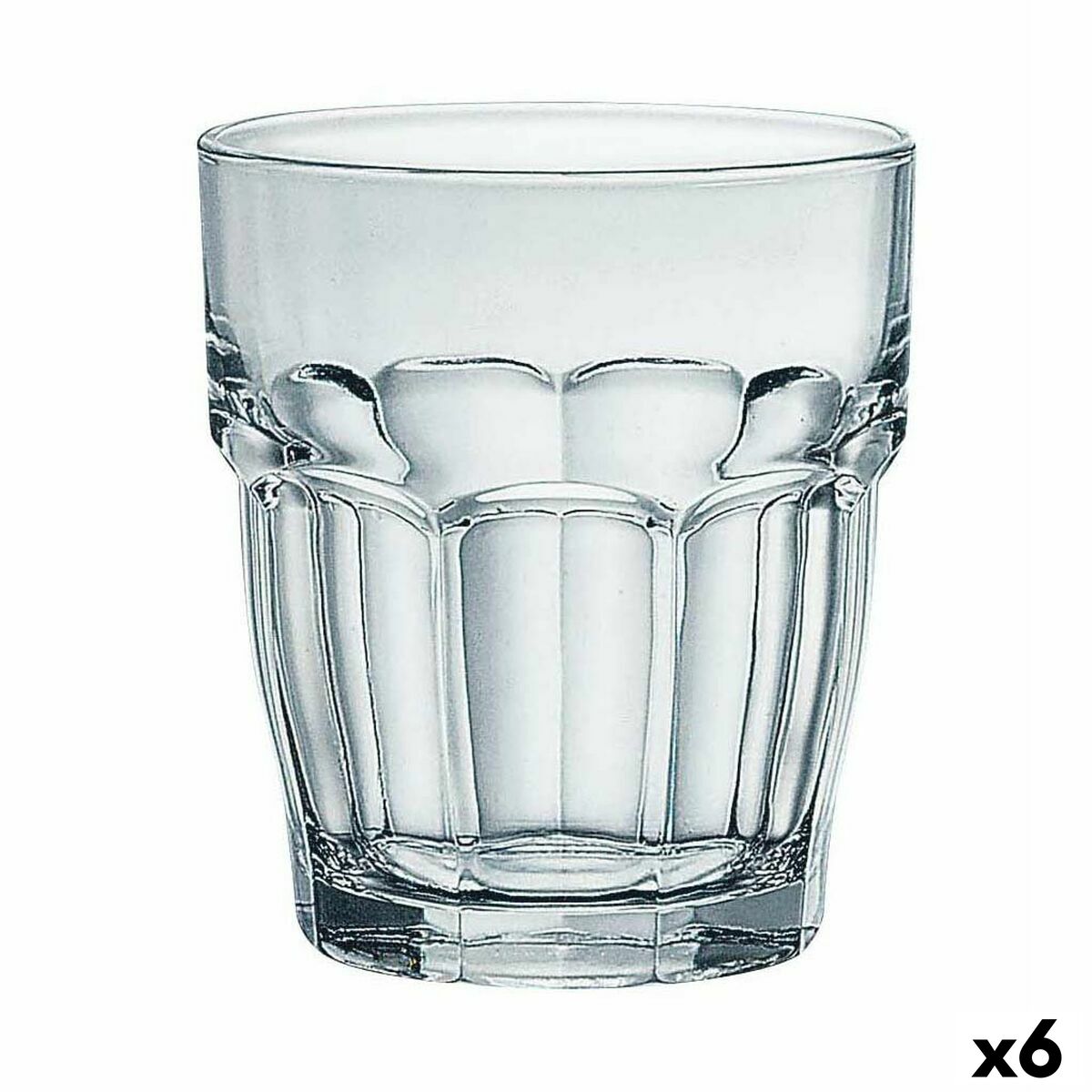 Stiklas Bormioli Rocco Rock Bar Skaidrus stiklas 390 ml (6 vnt.)