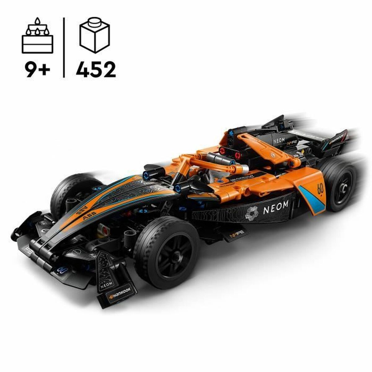 Statybos rinkinys Lego Technic 42169 NEOM McLaren Formula E Race Car Spalvotas