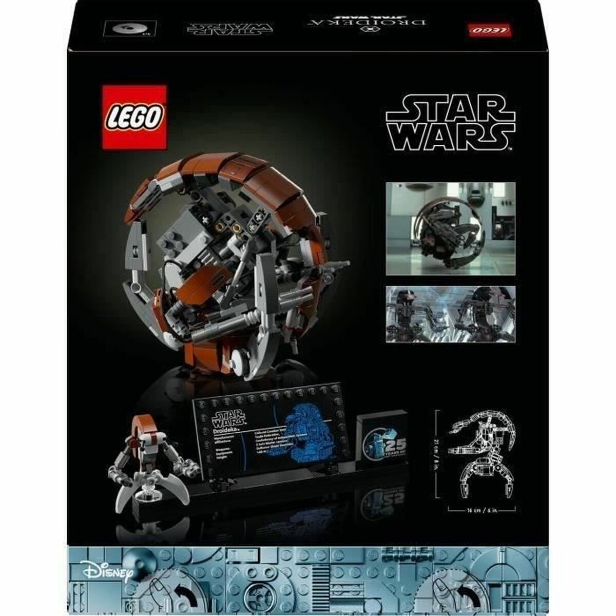 Statybos rinkinys Lego Star Wars™ 75381 Droideka Spalvotas 583 Dalys