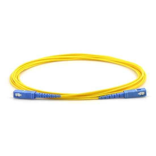 Optinis jungiamasis laidas SC/UPC-SC/UPC (SM, duplex, LSZH, 2mm, 0.5m)