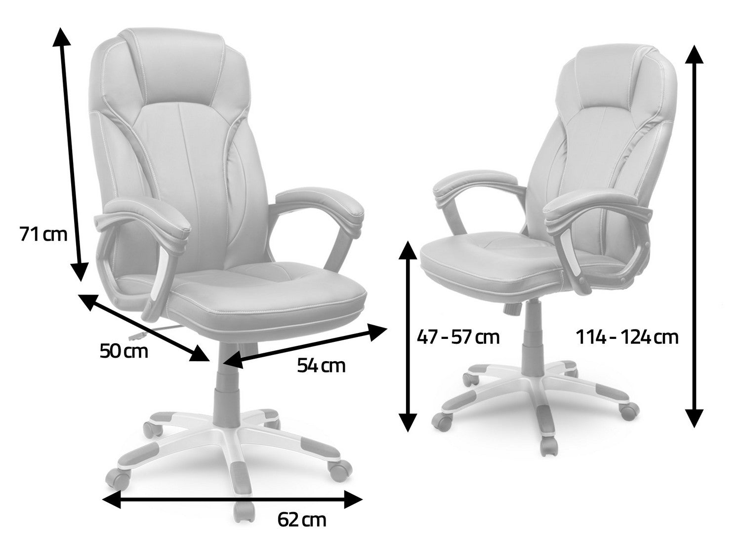 Sofotel EG-222 juoda odos biuro kėdė