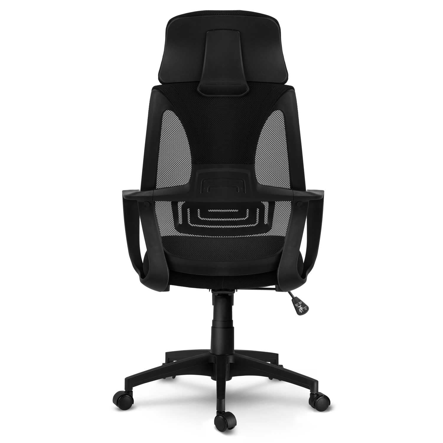 Biuro kėdė su mikrovilke Praga - juoda