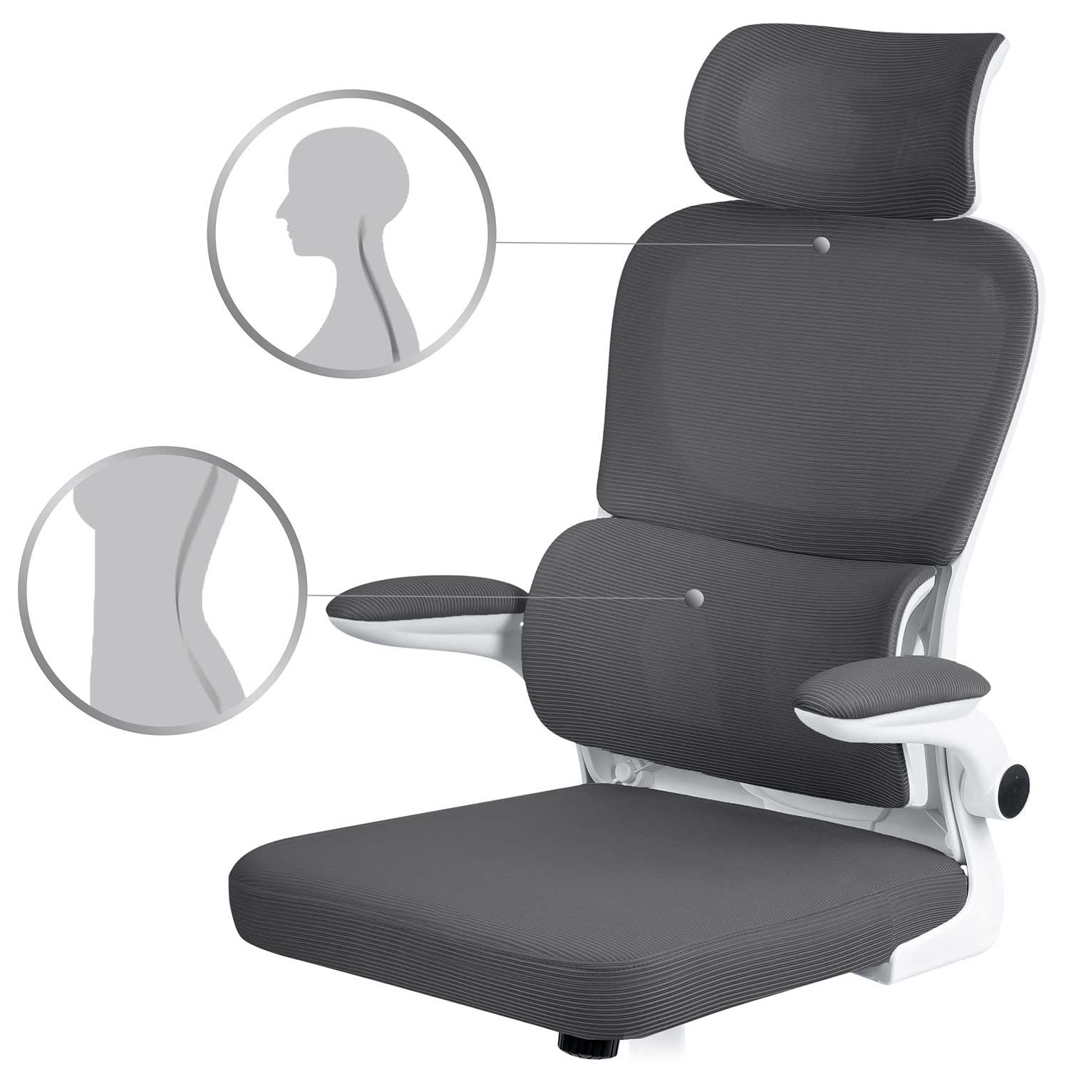 Sofotel Formax grafito biuro kėdė