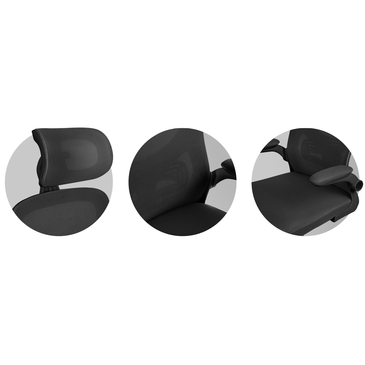 Sofotel Brass, juodas, biuro kėdė iš mikrovilkių