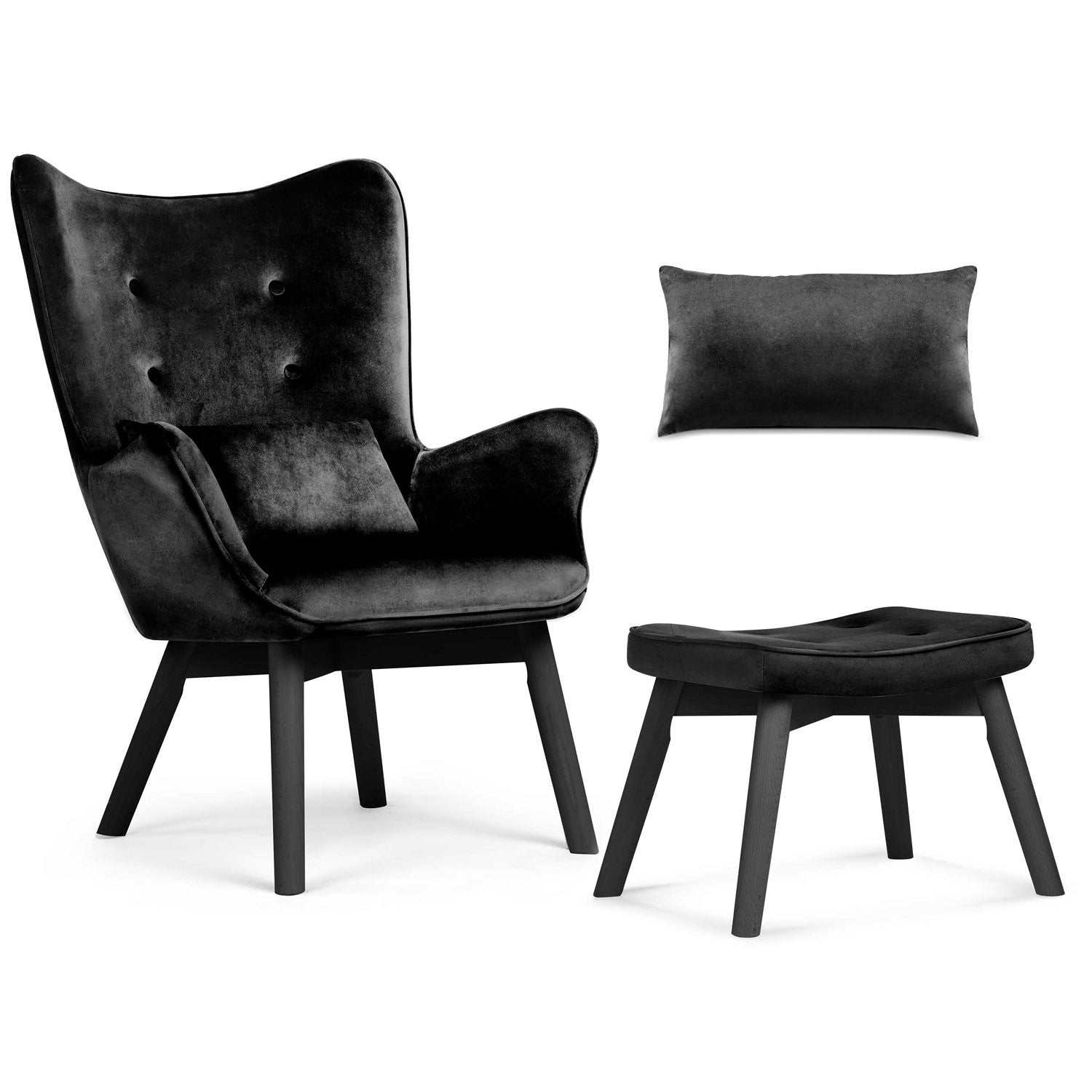 Aulė ausų su kojomis Sofotel Norse juoda