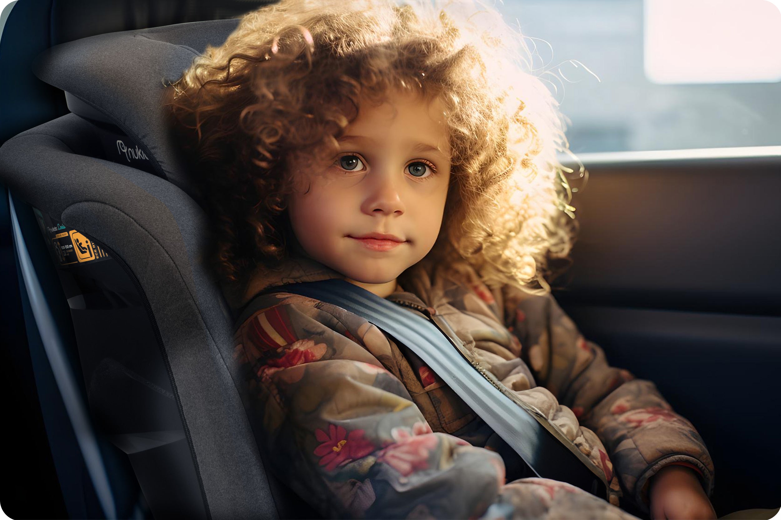 Nukido Louis Soft automobilių kėdutė pilka15-36 kg ISOFIX