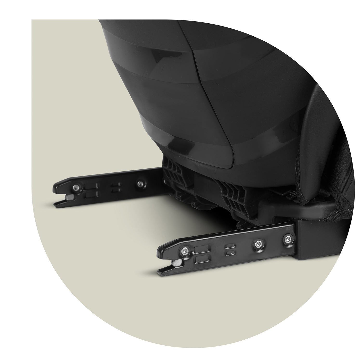 Nukido Louis juoda granatinė 15-36 kg ISOFIX automobilių kėdė