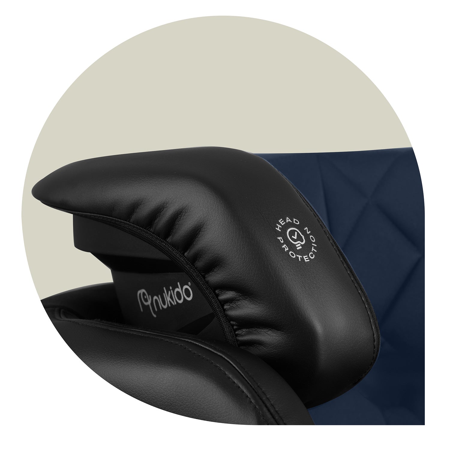 Nukido Louis juoda granatinė 15-36 kg ISOFIX automobilių kėdė