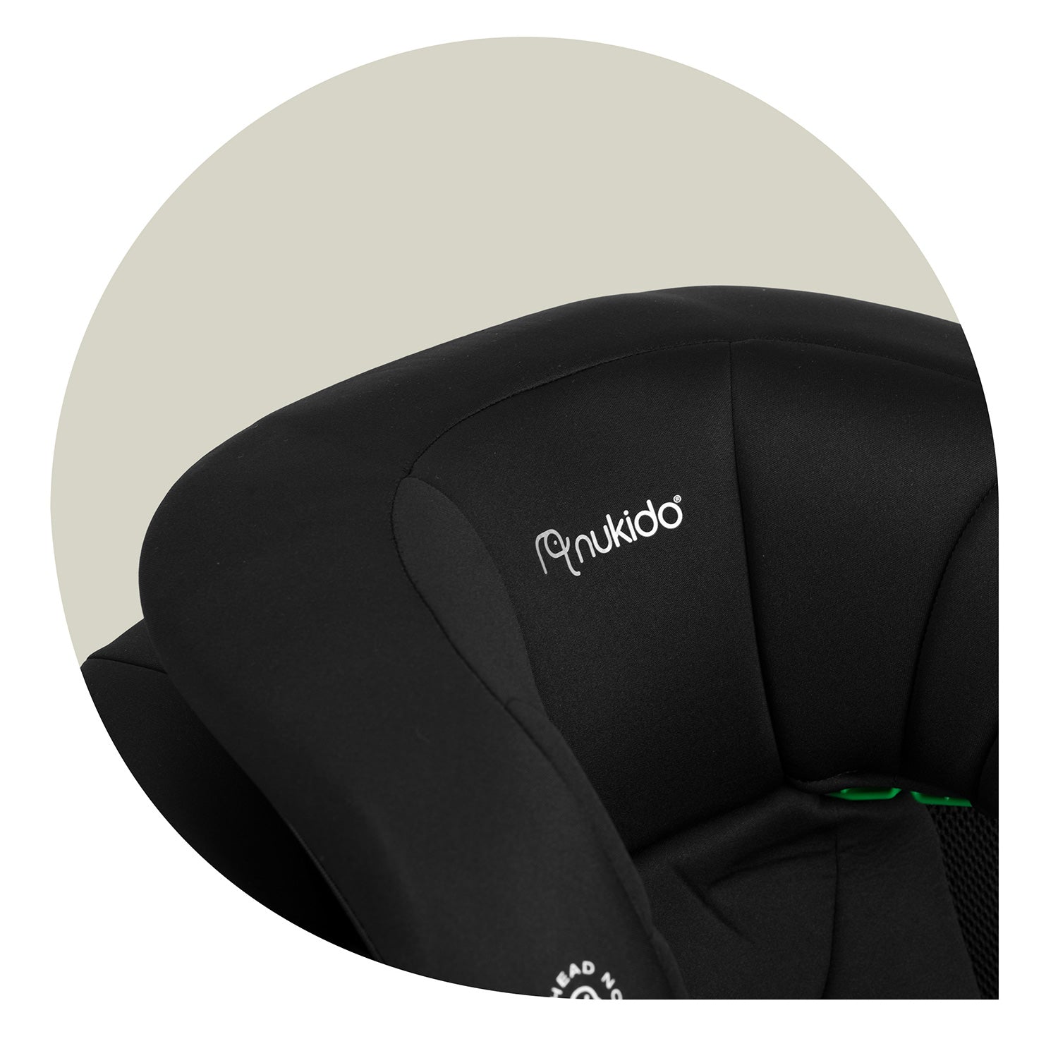Nukido Louis Soft juoda 15-36 kg ISOFIX automobilio sėdynė