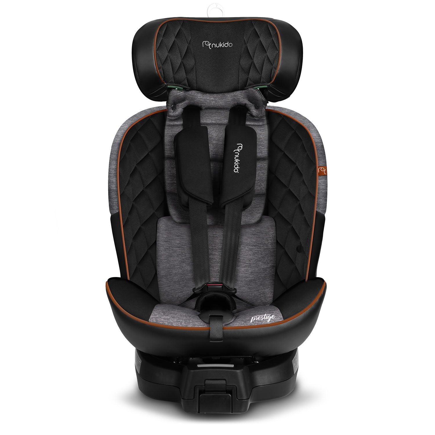 Nukido Prestige Line automobilių kėdė juodai pilka 0-36 kg ISOFIX