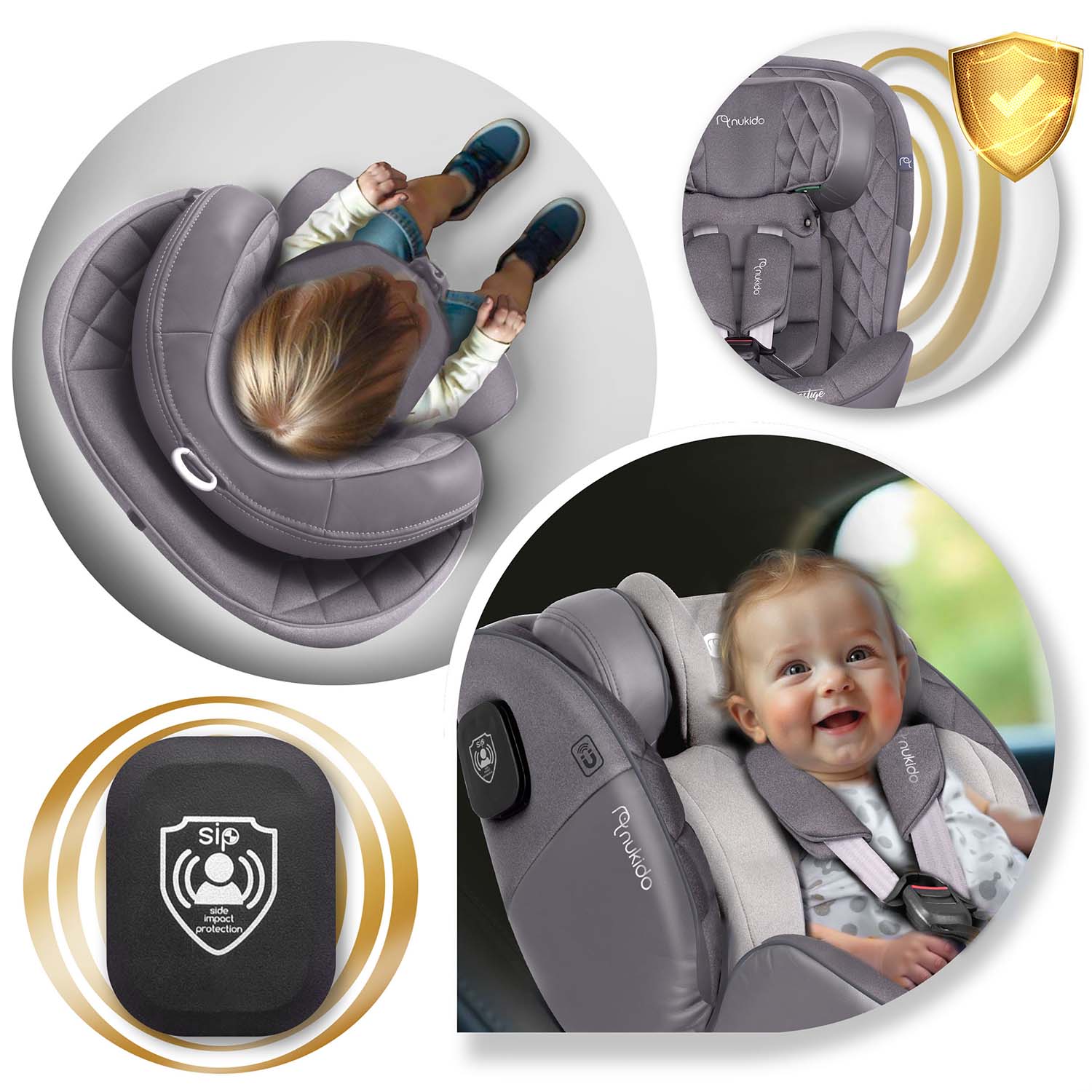 0-36 kg ISOFIX automobilio kėdutė
