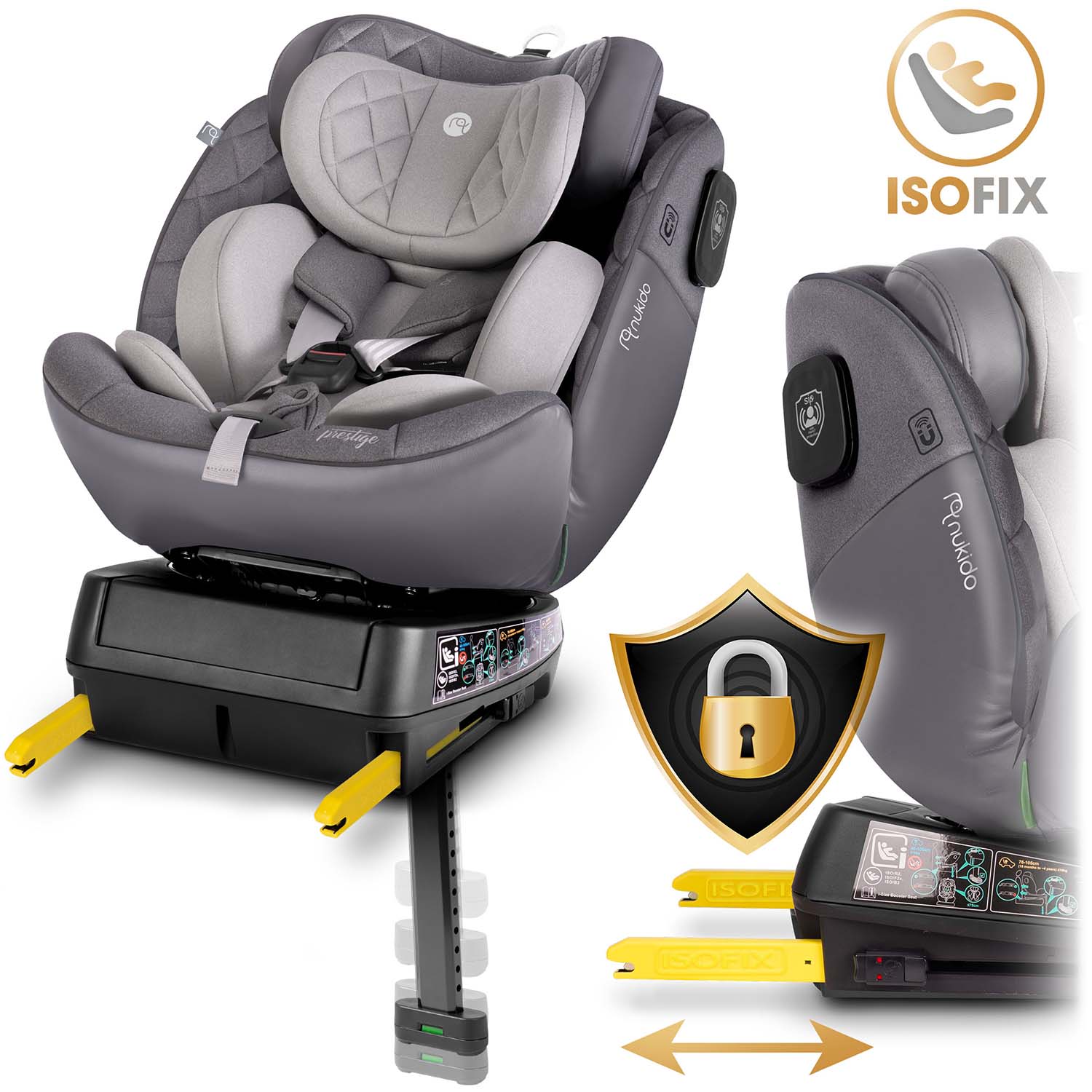 0-36 kg ISOFIX automobilio kėdutė