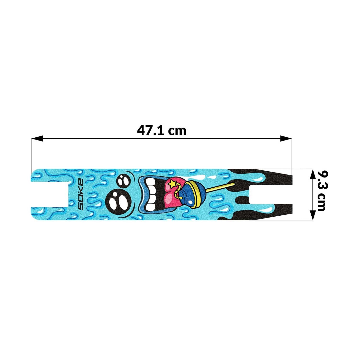 Grip tape, 47 cm × 9,3 cm "Lollibomb" abrasijos popierius
