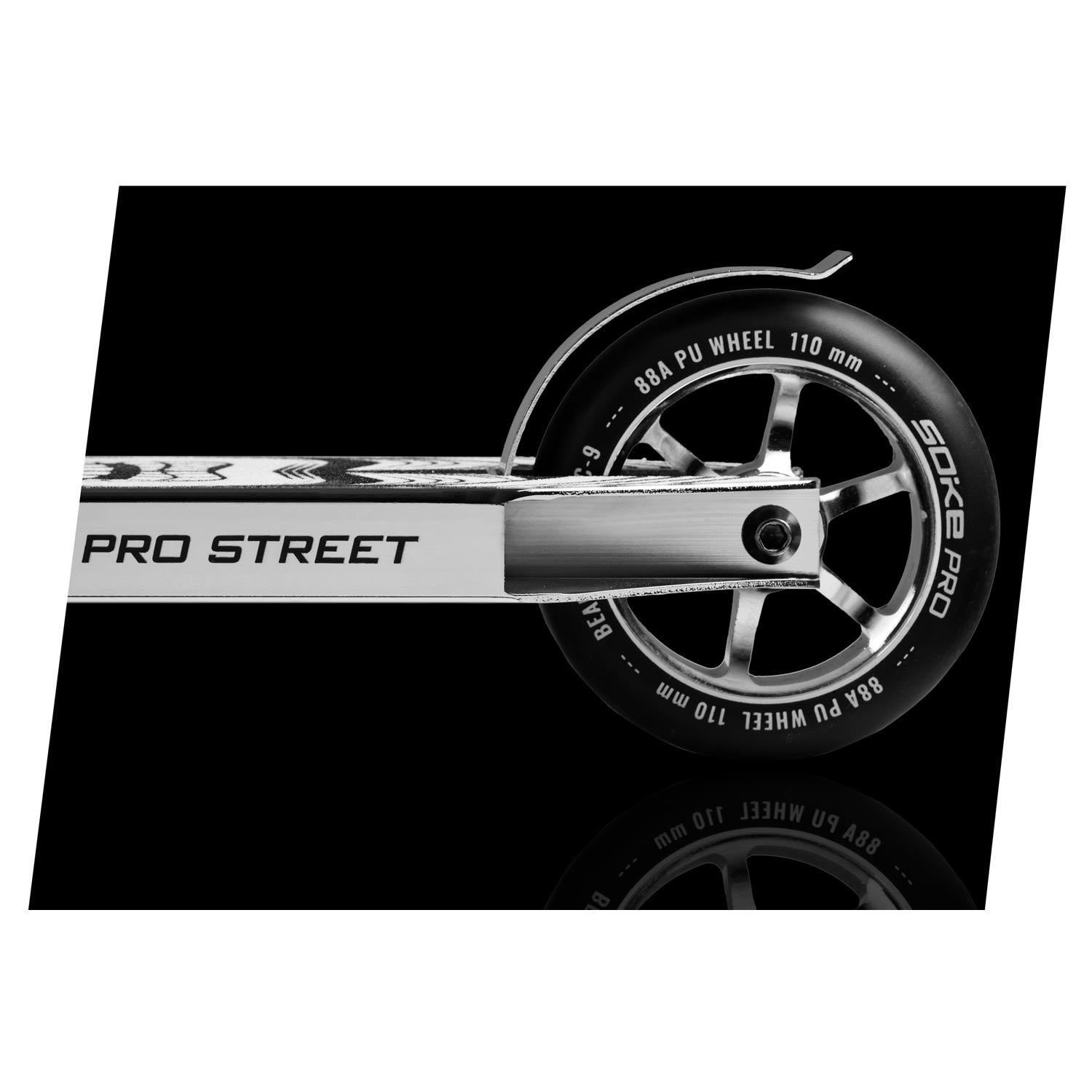 Soke PRO Street slenksčio stabdys sidabras