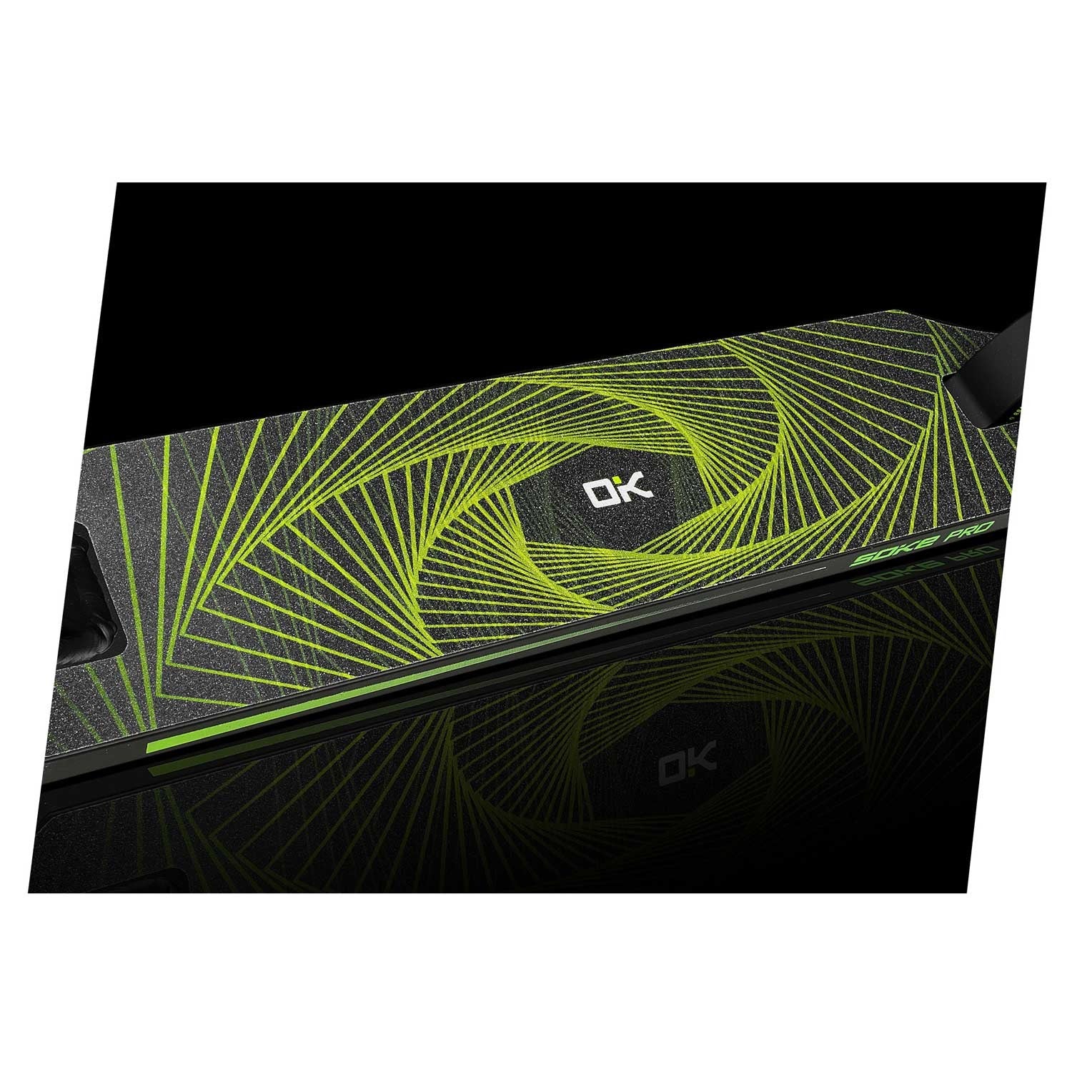 SOKE PRO geltonos-žalios spalvos kardinalinė kojinė