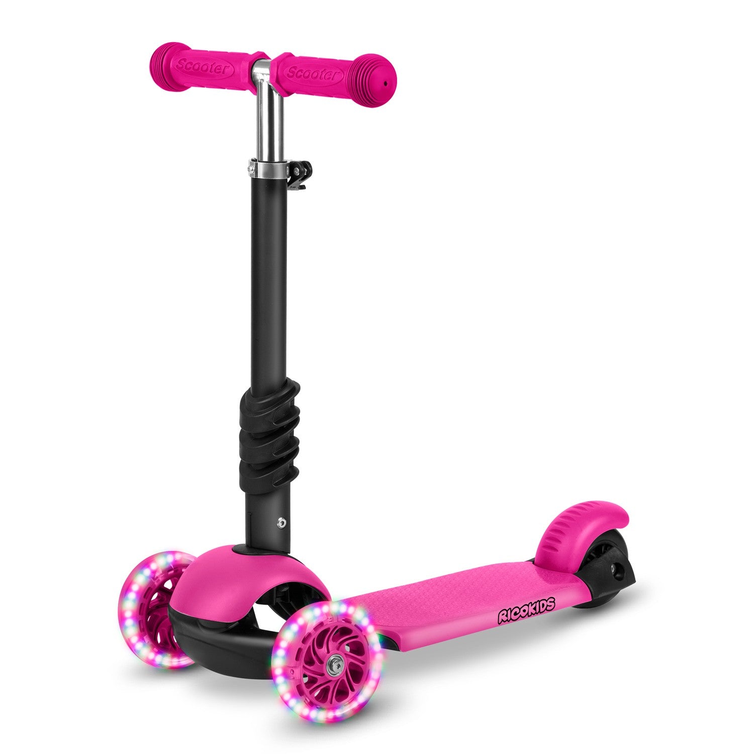 "Ricokids Buggy" - rožinis, triju ratų