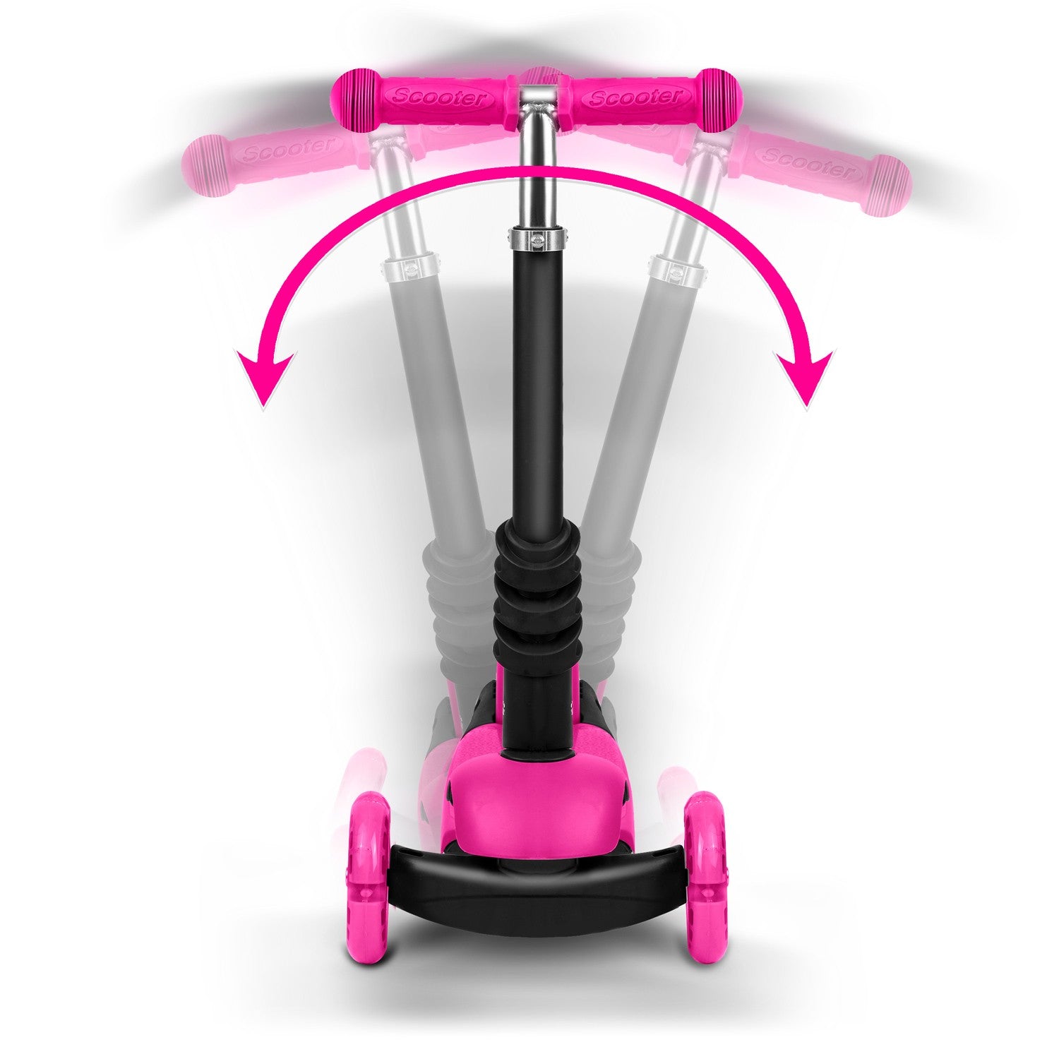 "Ricokids Buggy" - rožinis, triju ratų