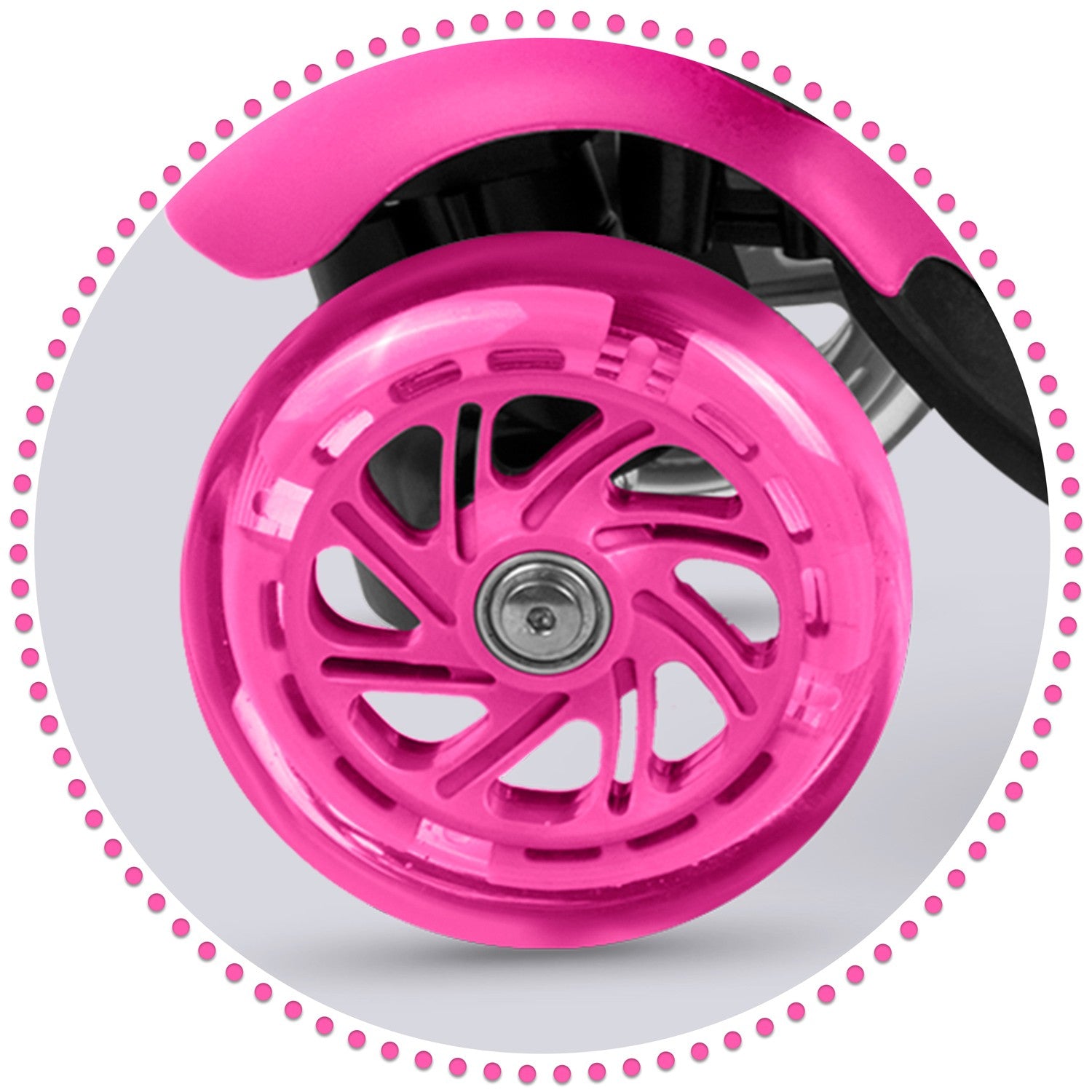 "Ricokids Buggy" - rožinis, triju ratų