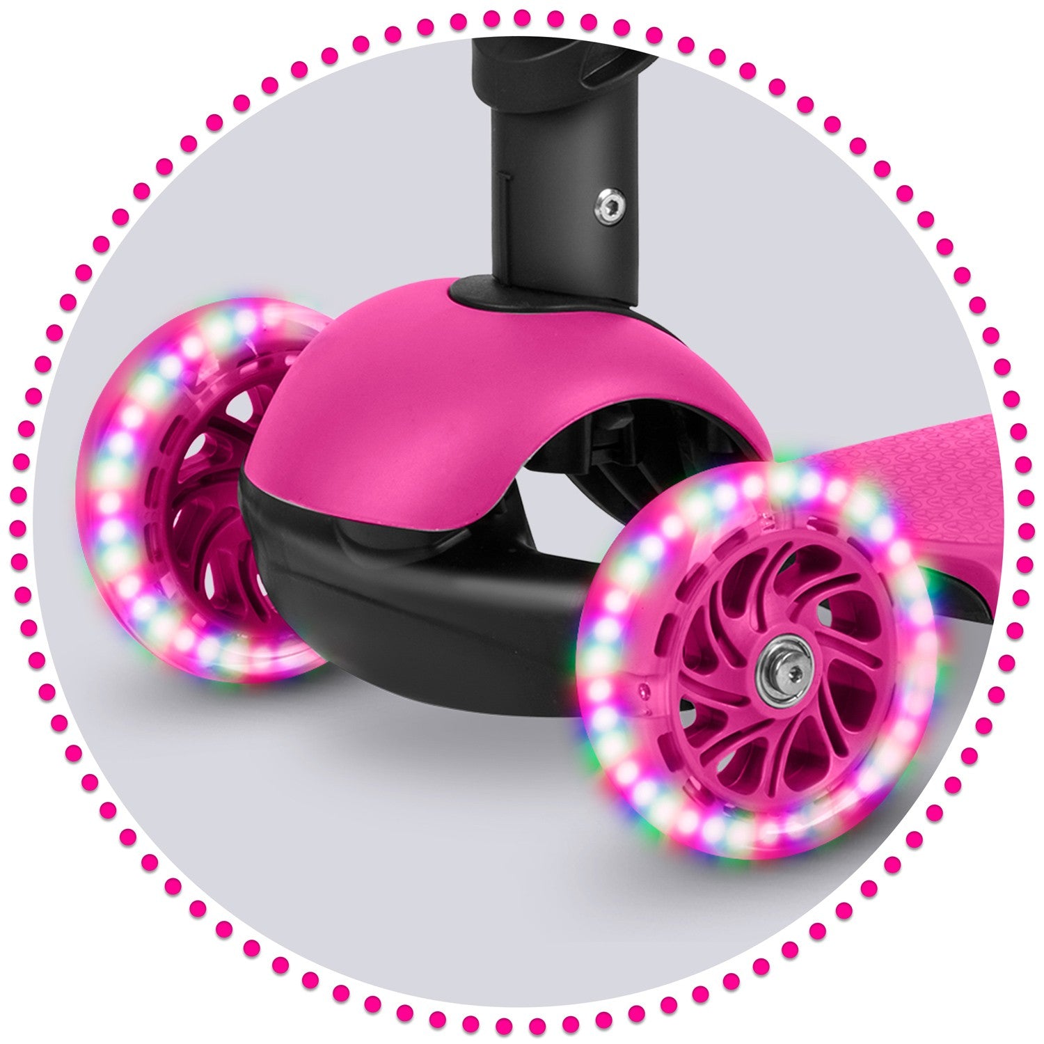 "Ricokids Buggy" - rožinis, triju ratų