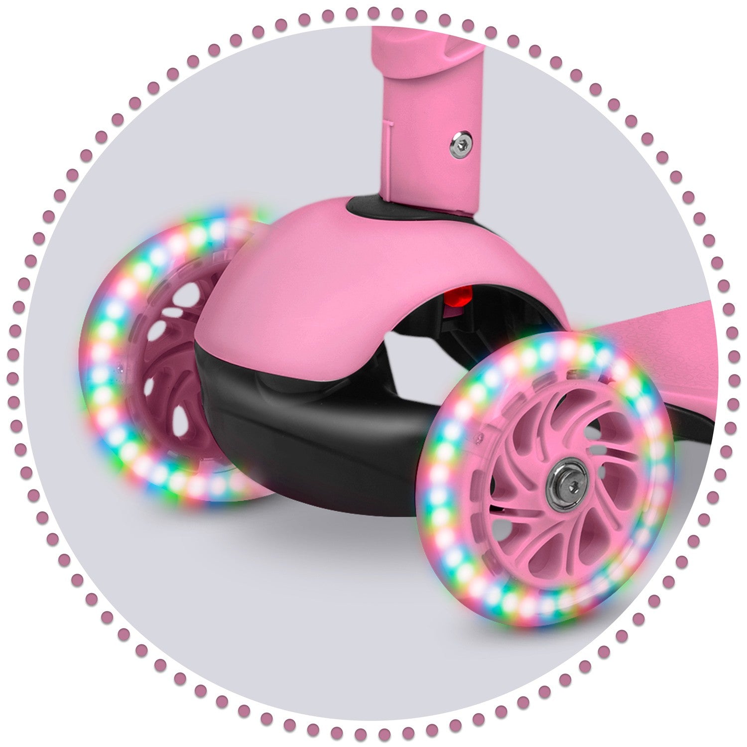 Ricokids Todi - rožinė trijų ratų kardinolė