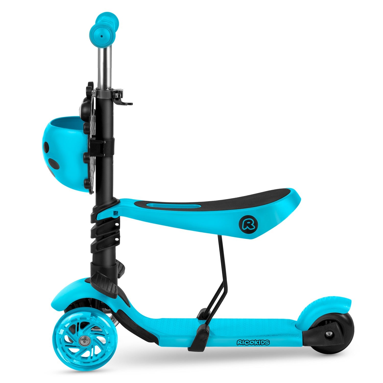 Turkūzų spalvos Ricokids Buggy