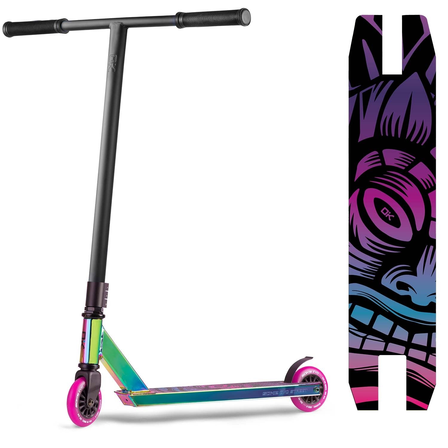 "Hulajnoga" "SOKE EVO street black neochrome"