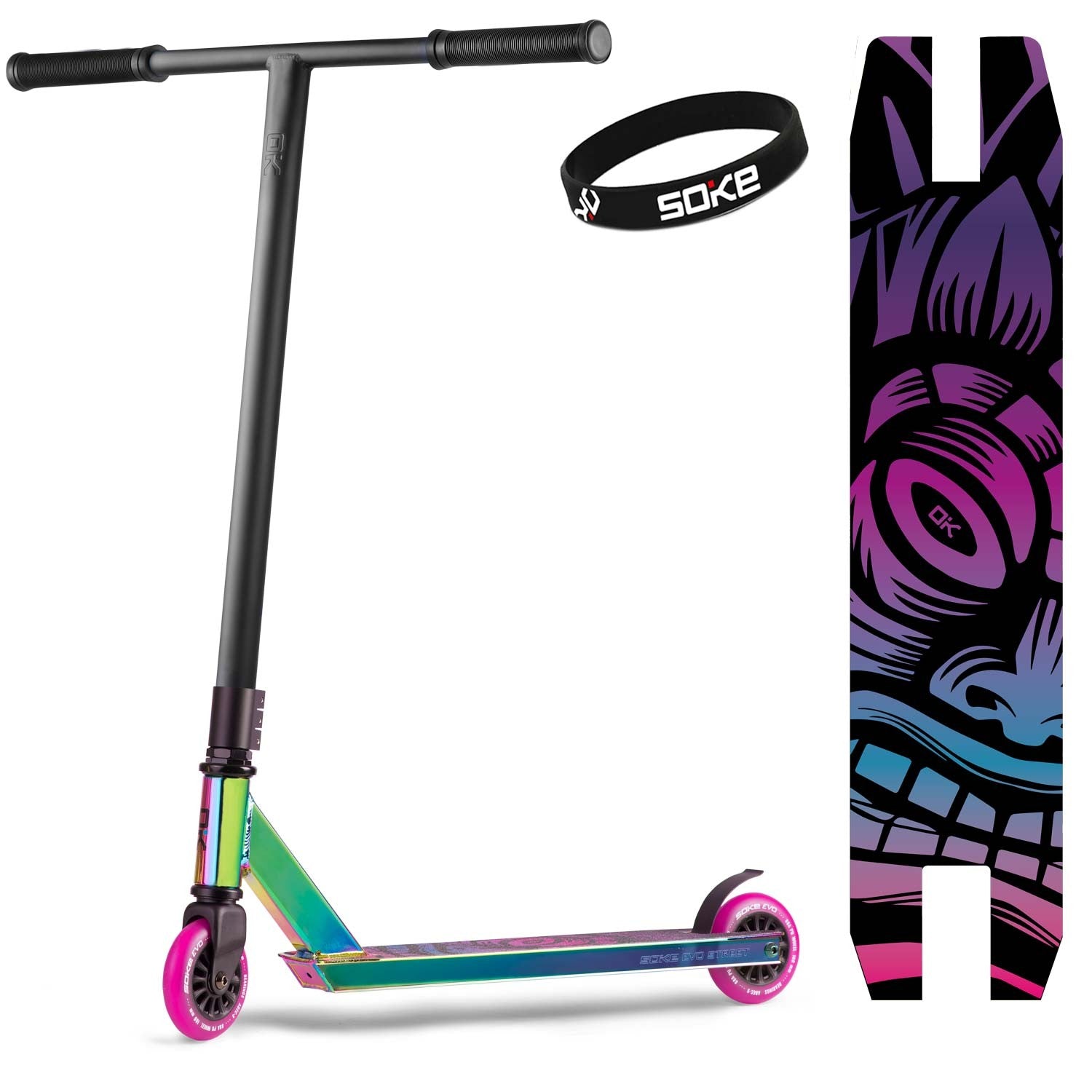 "Hulajnoga" "SOKE EVO street black neochrome"