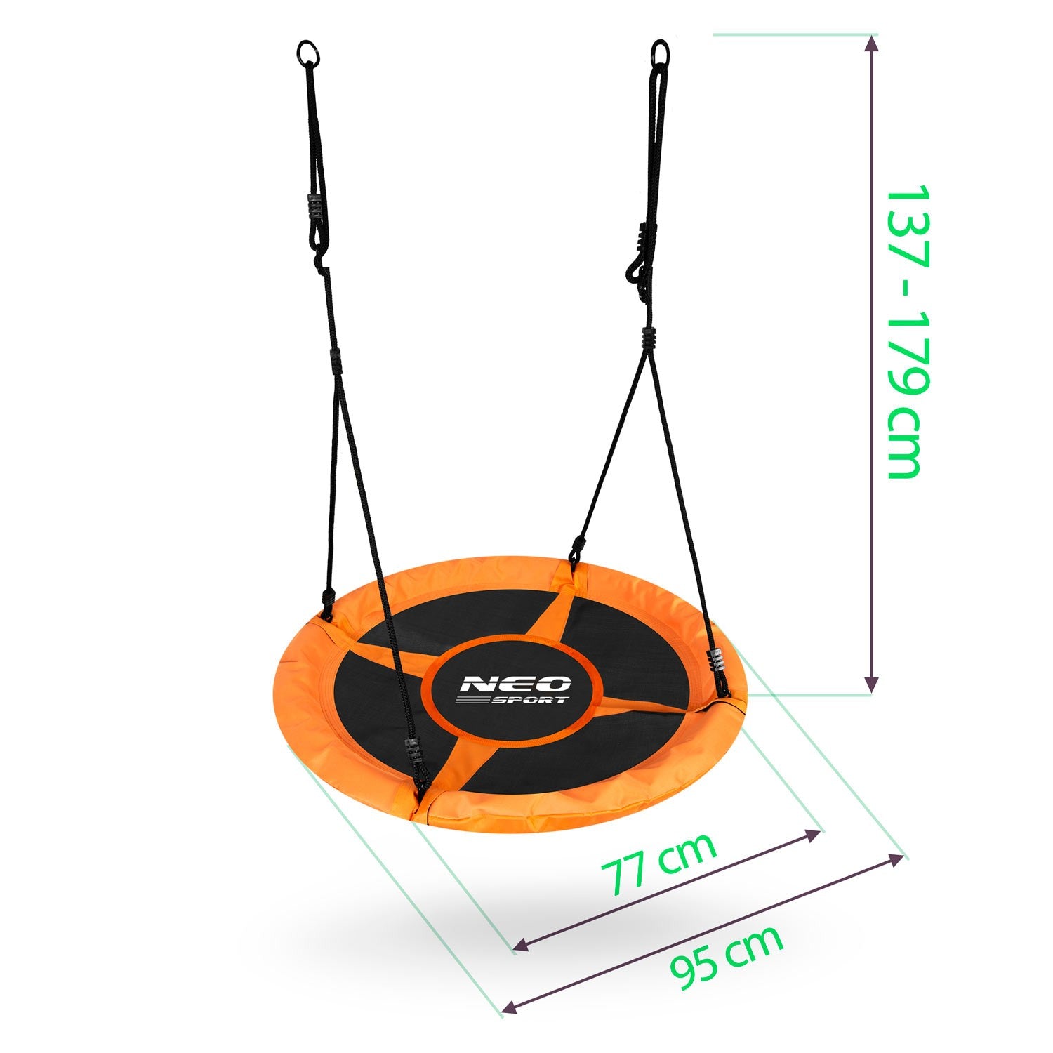 Swingo XXL oranžinis 95 cm skėtis