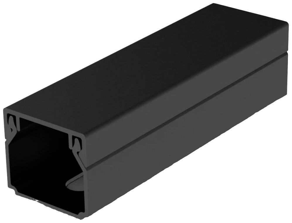 Kabelių lovelis Kopos LHD 20X10_FD (juodas, 20×10 mm, 2 m, UV atsparus, su apsaugine plėvele)