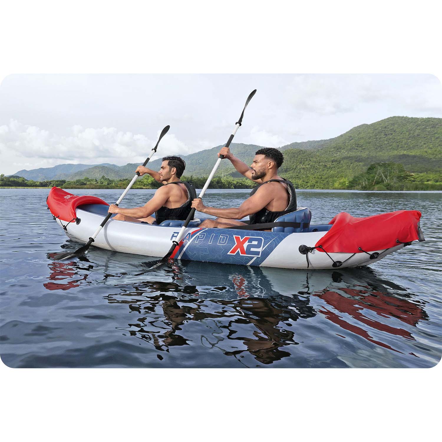 Dėgnamasis kajakas Lite Rapid X2 321 x 88 cm Bestway 65077
