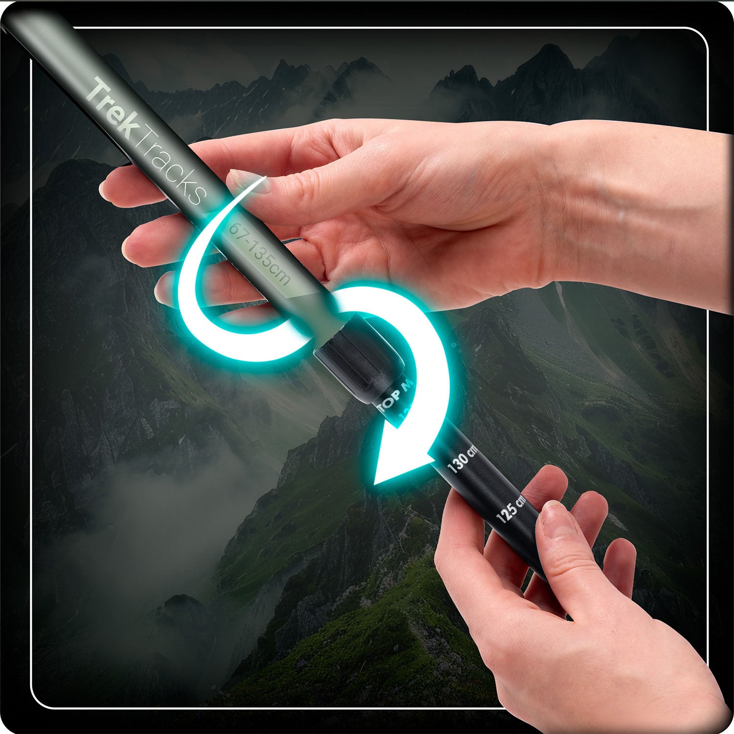 NS-381 Neo-Sport trekinės lazdelės