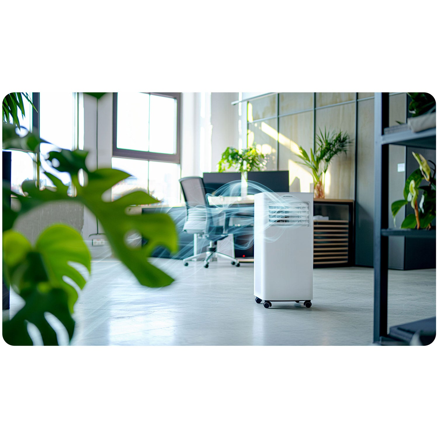 Nešiojamasis oro kondicionierius su langų sandėliu 10000 BTU Berdsen BD-580