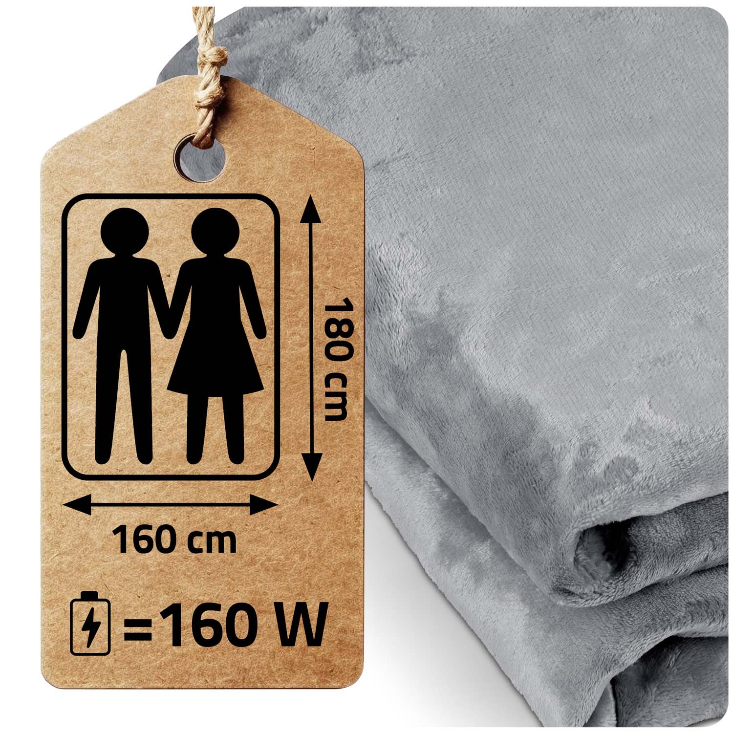180 x 160 cm Berdsen BD-960 elektrinis kilimas
