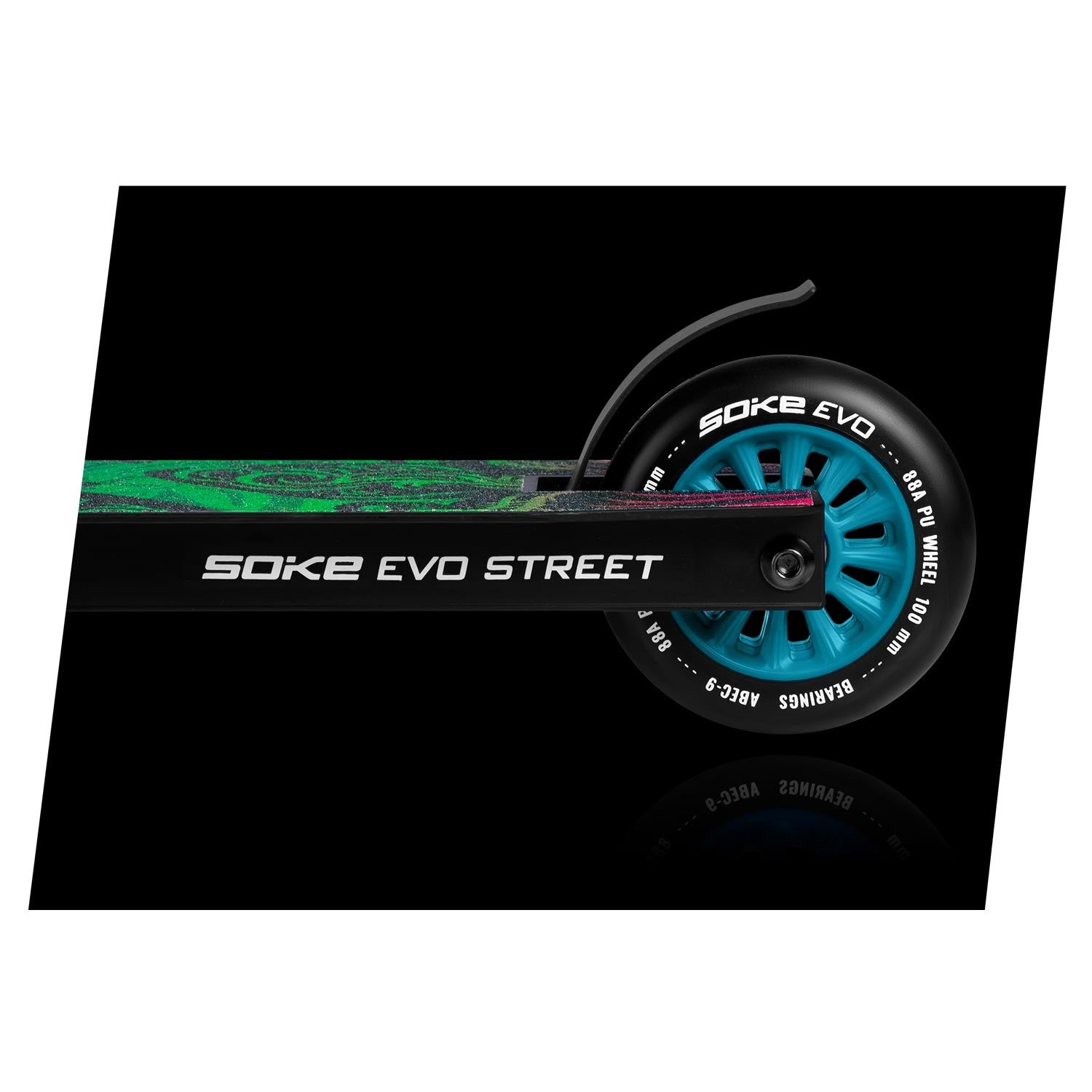 100 mm mėlynos spalvos ratas