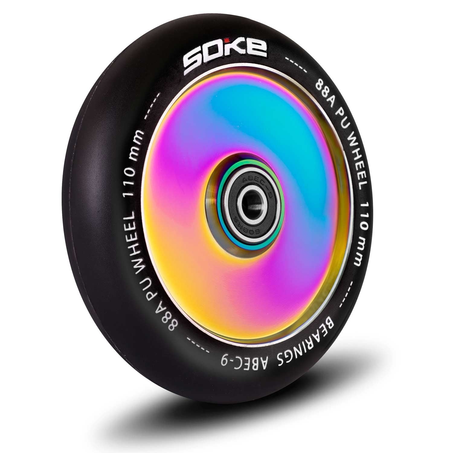 110 mm skerspjūvio ratas, pilnas rainbow
