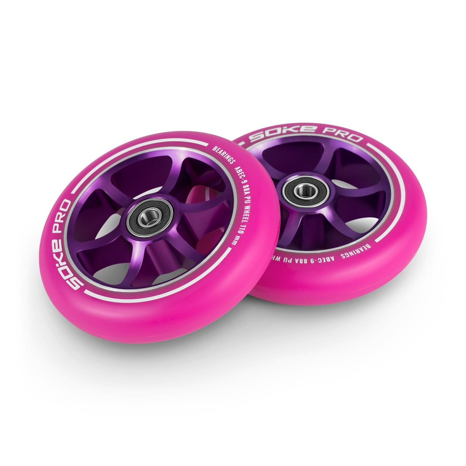 110 mm rožinis ratas 2 vienetai