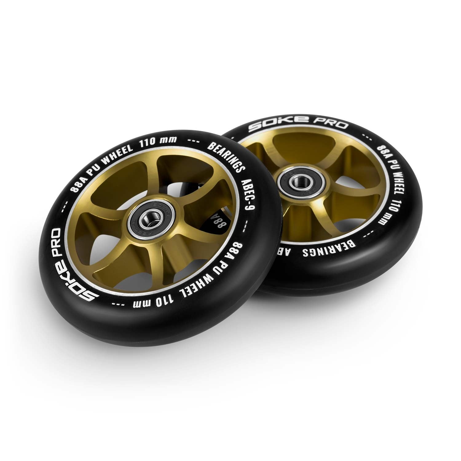 110 mm aukso ratas 2 vienetai