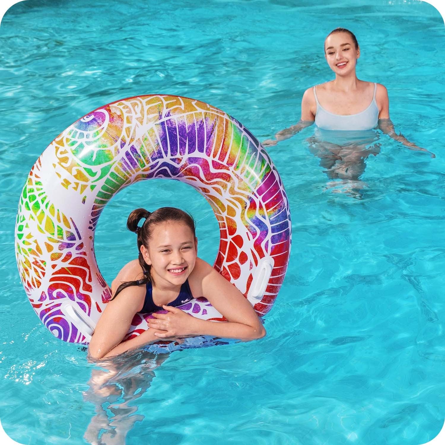 Vaikų ratas 91 cm3 spalvos Bestway 36084 raudonas