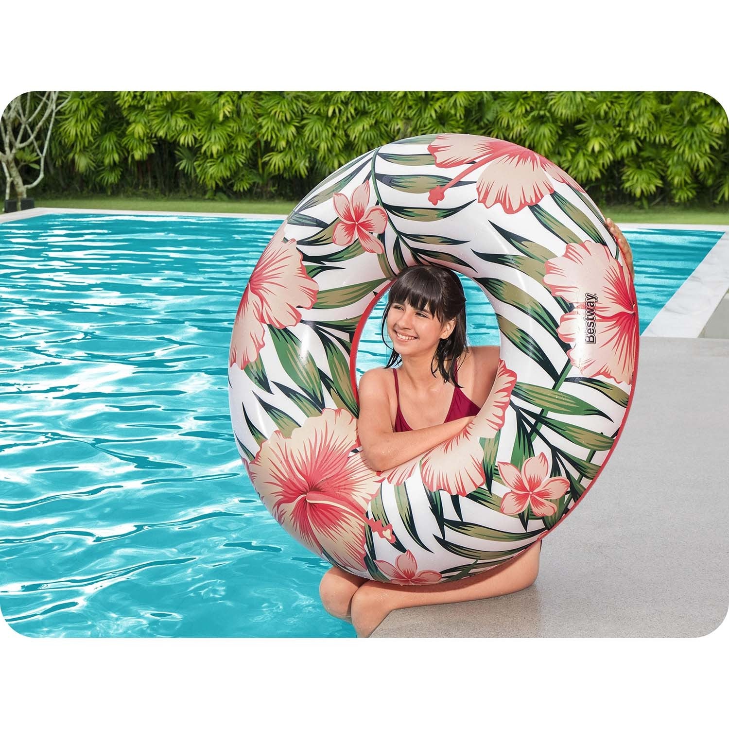 119cm plaukimo ratas Bestway 36237 mėlynas