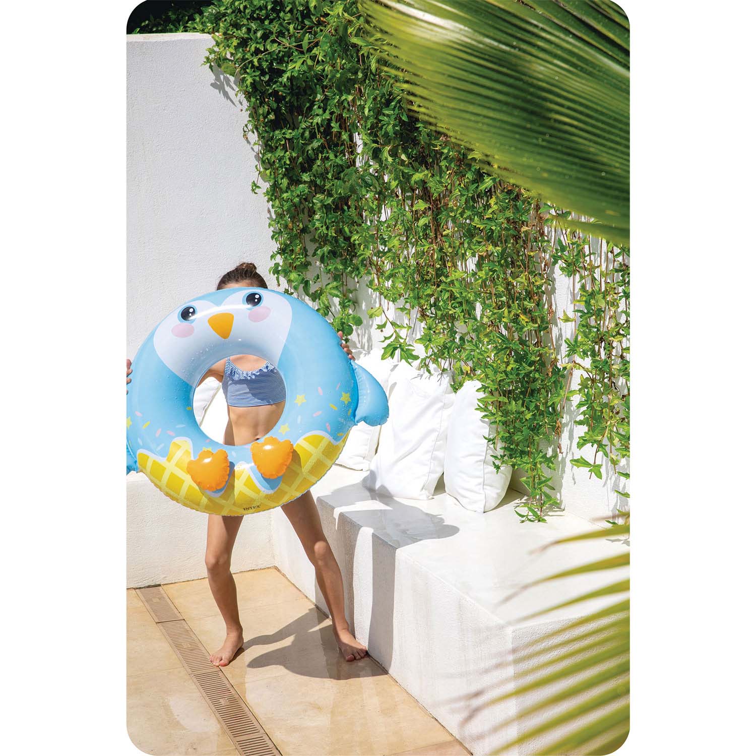 Pinguino plaukimo ratas 81 cm INTEX 59266