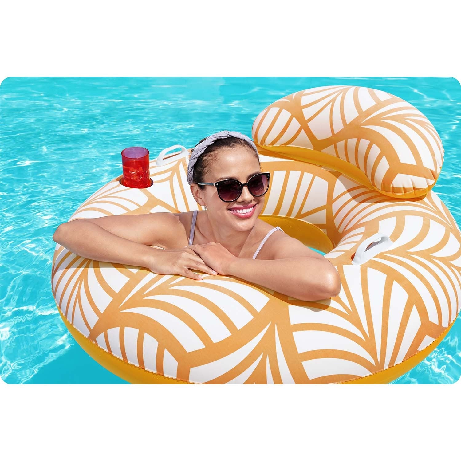 Bestway 43643 padengtas plaukimo ratas