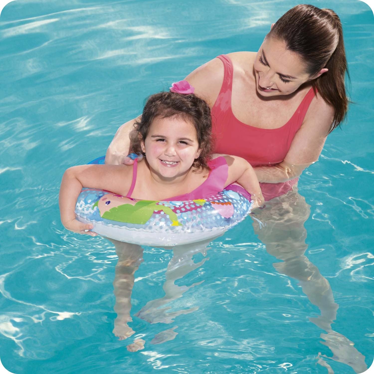 Paplūdimio ratas plaukiojimui Jūrų nuotykių vaikams Bestway 36113 pingvinas